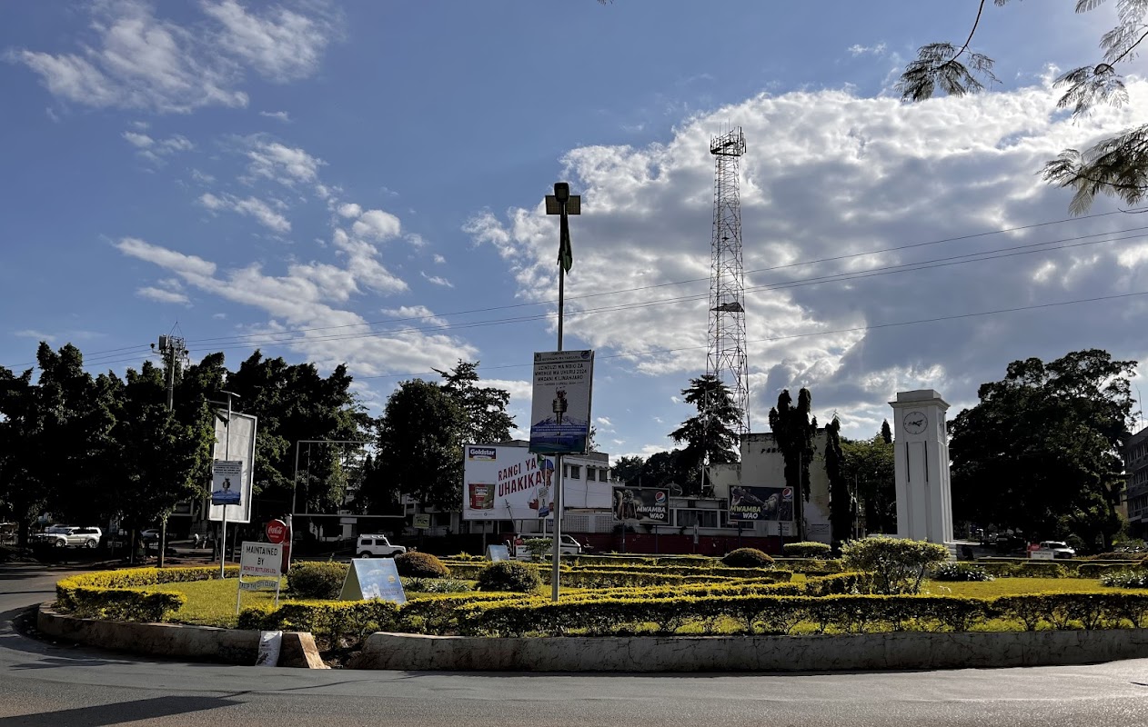 Moshi town centre and Clock Tower