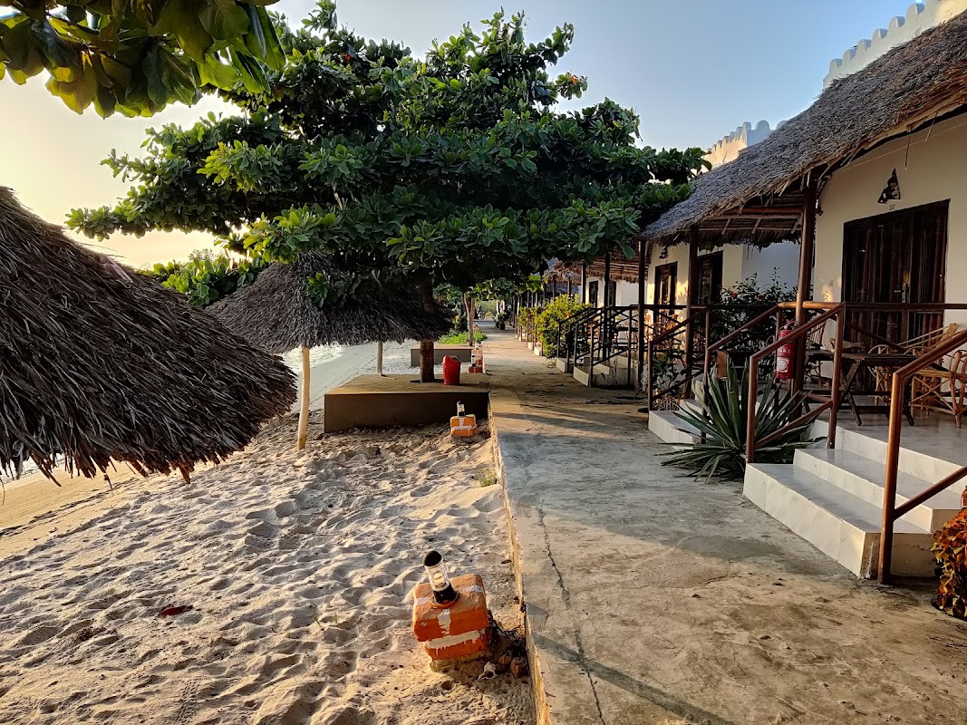 Pemba Misali Sunset Beach dining